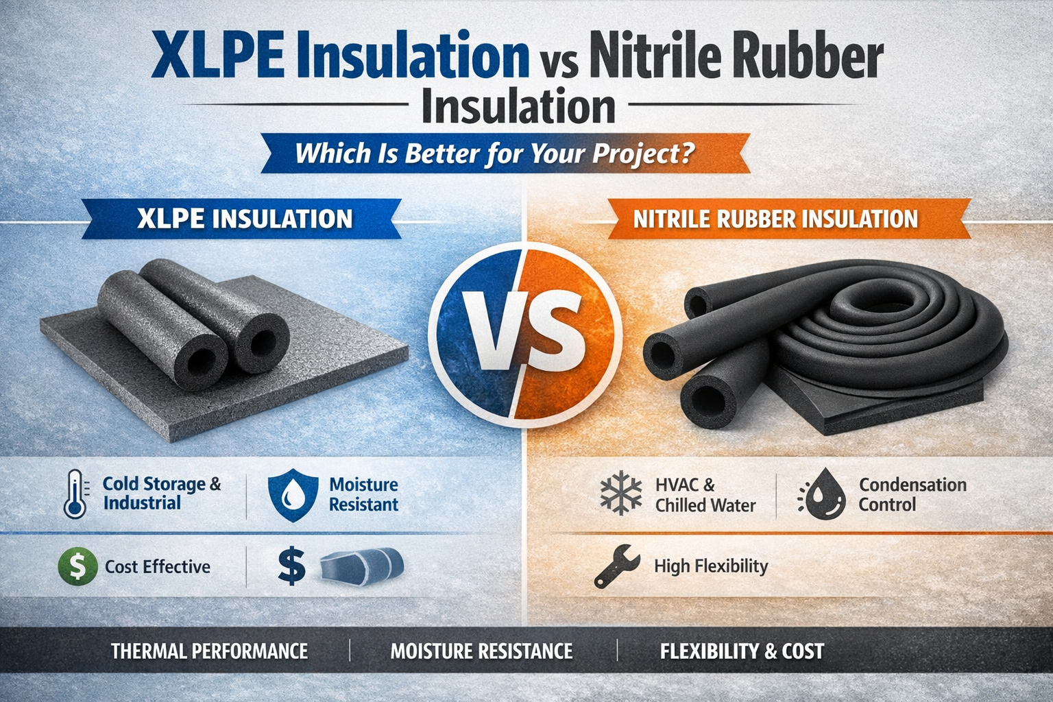 XLPE Insulation vs Nitrile Rubber Insulation: Which Is Better for Your Project?