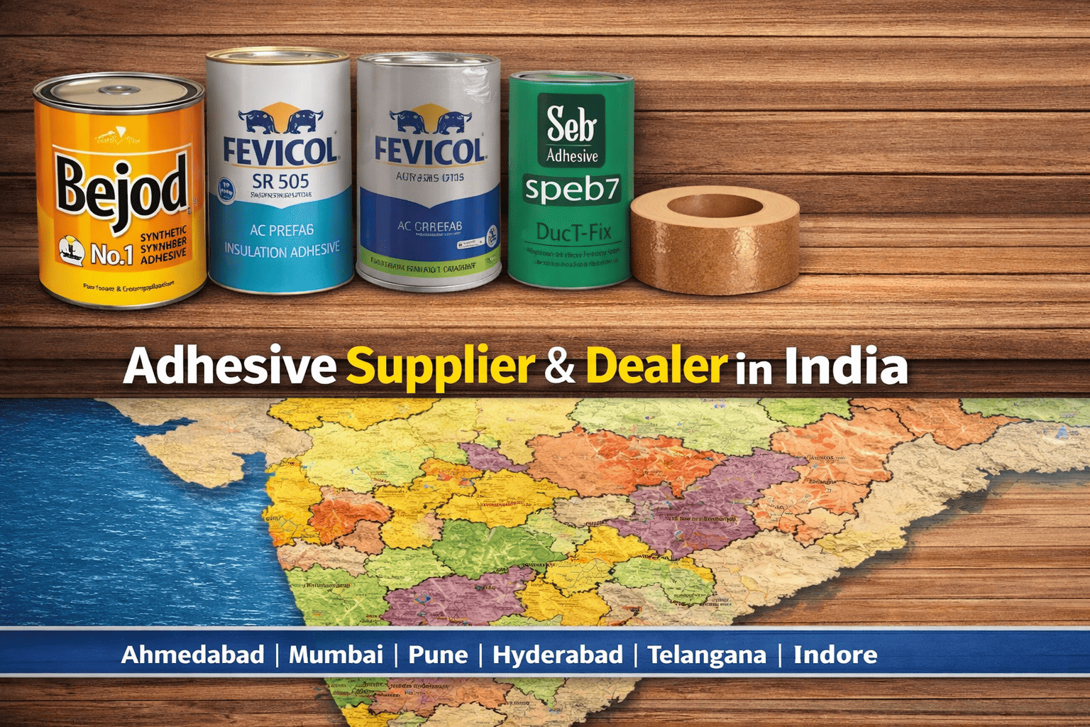 Top Adhesive Supplier in India | Best Adhesive Dealer in Ahmedabad, Mumbai, Pune & Hyderabad