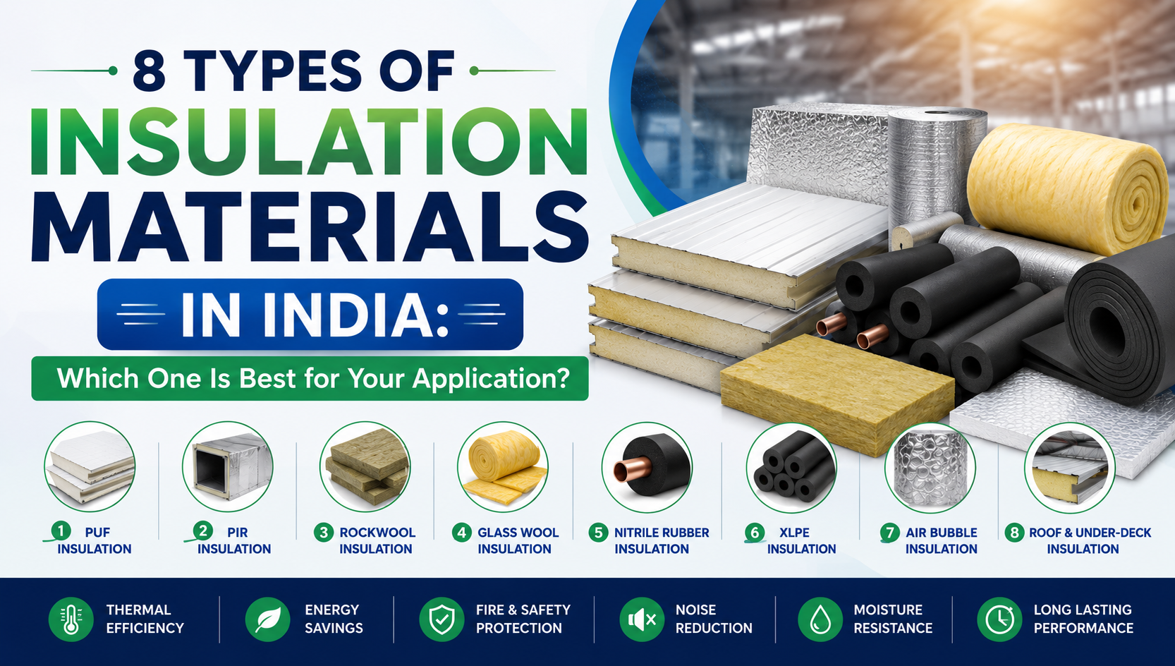 Types of insulation materials in india