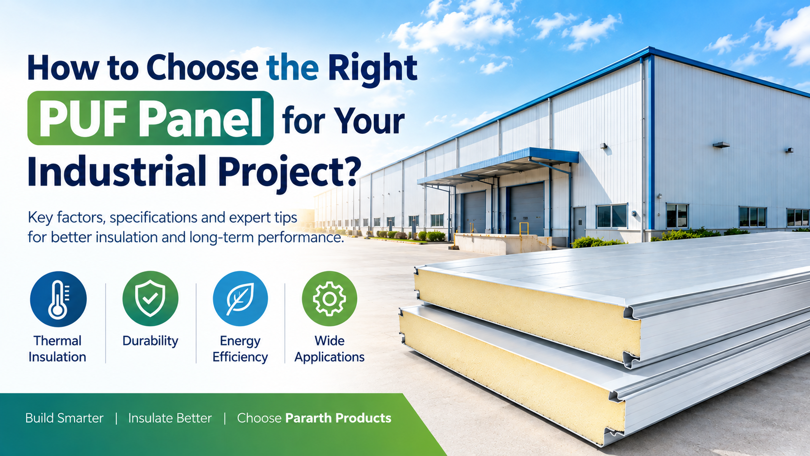 How to Choose the Right PUF Panel for Your Industrial Project